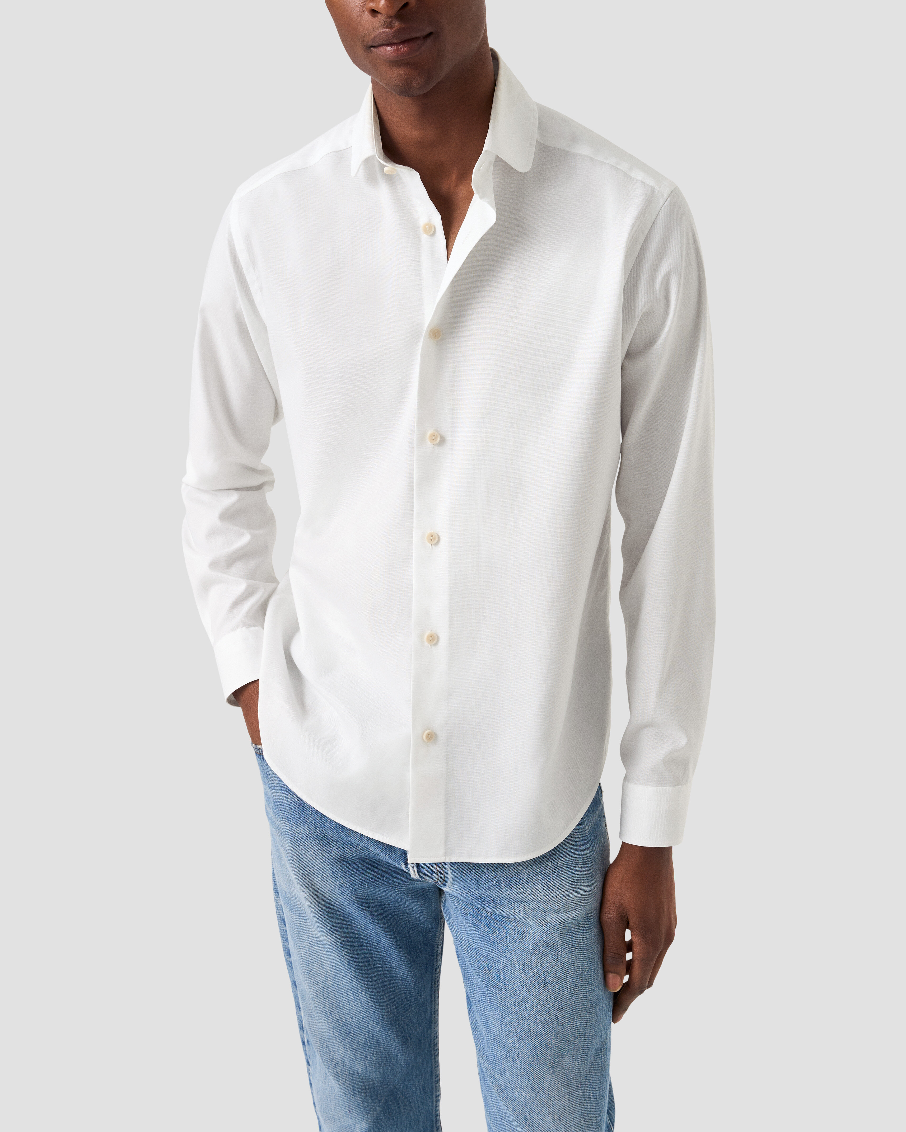 ETON X TRETORN SOLID CLUB COLLAR SHIRT