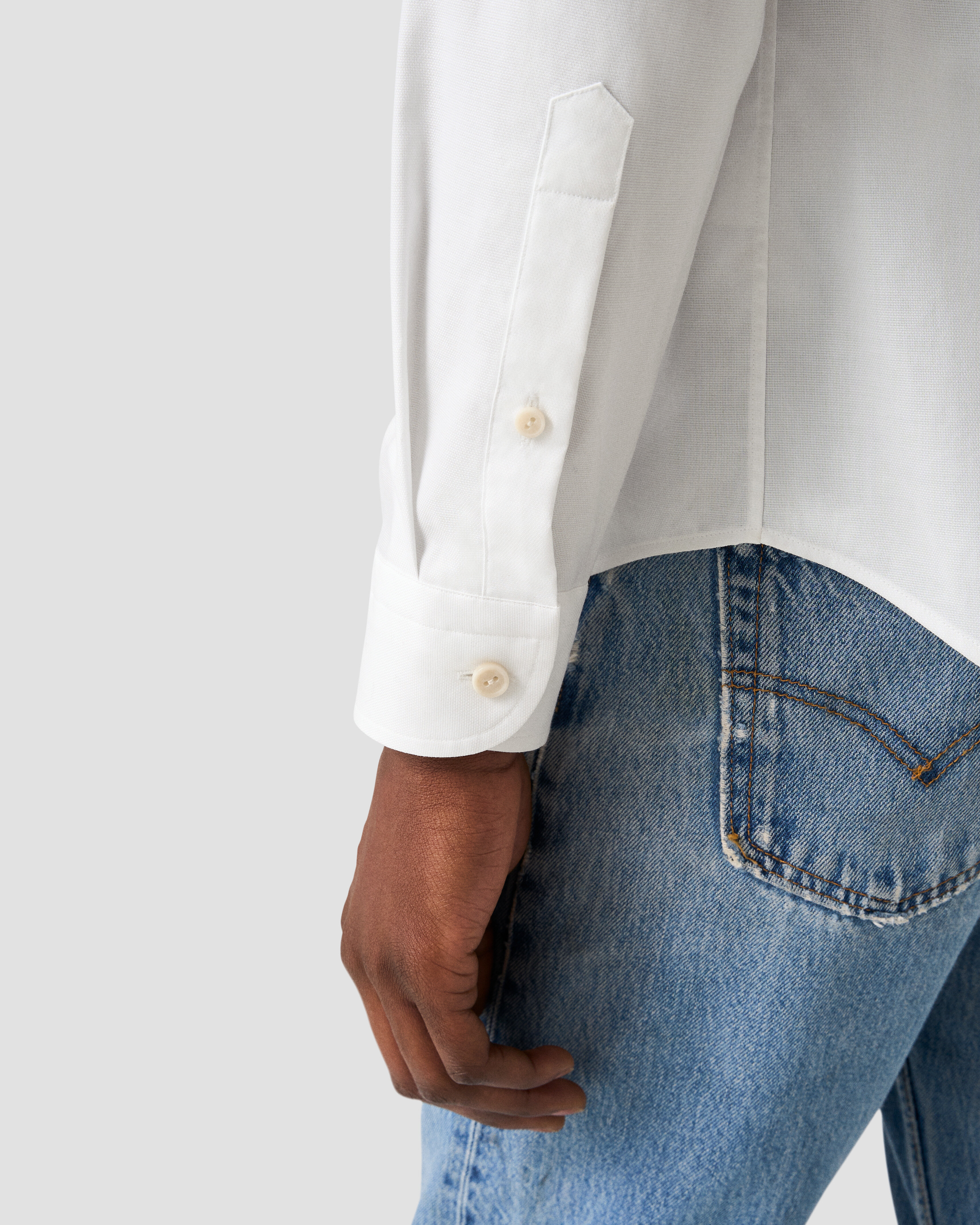 ETON X TRETORN SOLID CLUB COLLAR SHIRT